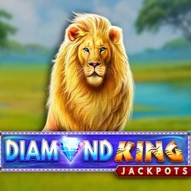 Diamond King Jackpots slot visual from SpinPlay Games available on safecasinoca.ca