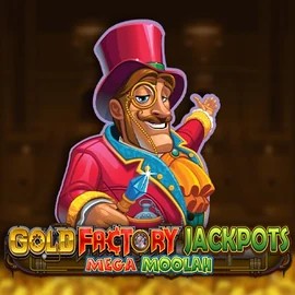 Play Gold Factory Jackpots Mega Moolah slot by Aurum Signature Studios on safecasinoca.ca