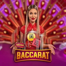 Mega Baccarat by Pragmatic Play, showcased at safecasinoca.ca – game logo