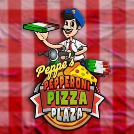 Peppe’s Pepperoni Pizza Plaza logo by Pragmatic Play at Safe Casino