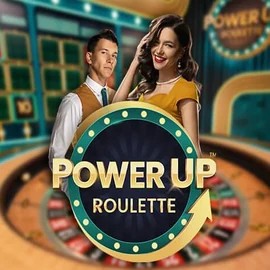 Official Live Casino logo: PowerUP Roulette by Pragmatic Play at Safe Casino