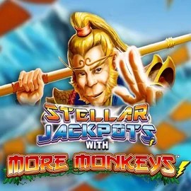 Jackpots logo of Stellar Jackpots with More Monkeys from Lightning Box Game at Safe Casino